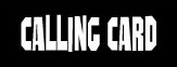calling card
