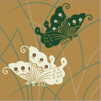 唐織の蝶